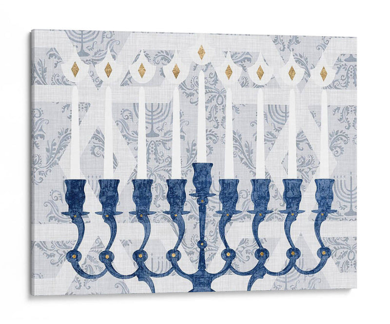 Sofisticada Colección De Hanukkah A - Victoria Borges | Cuadro decorativo de Canvas Lab