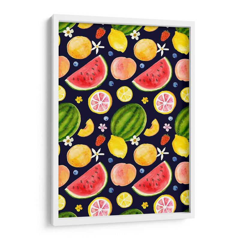 Colección De Frutas Frescas E - Victoria Borges | Cuadro decorativo de Canvas Lab
