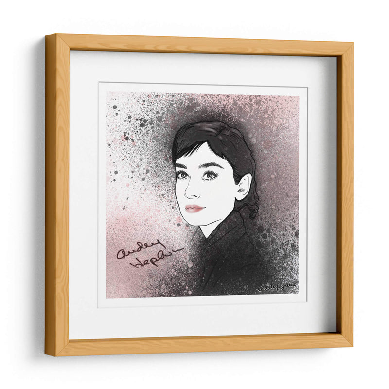 Audrey Hepburn Pop - Artsy Greece | Cuadro decorativo de Canvas Lab