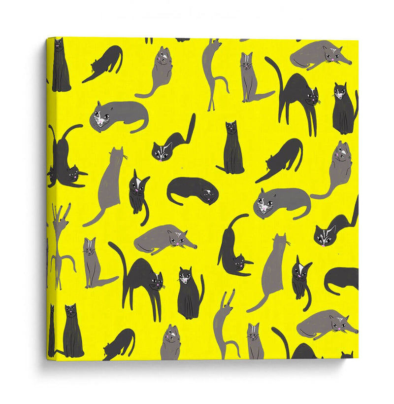Colección De Gatos Mods H - Stephen Switzer | Cuadro decorativo de Canvas Lab
