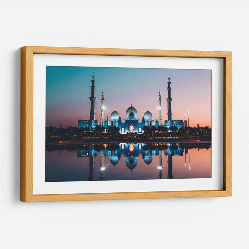 Un atardecer en los Emiratos Árabes | Cuadro decorativo de Canvas Lab