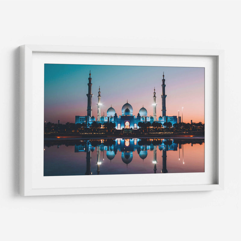Un atardecer en los Emiratos Árabes | Cuadro decorativo de Canvas Lab