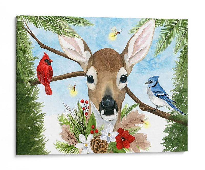 Colección De La Navidad Del Bosque A - Grace Popp | Cuadro decorativo de Canvas Lab