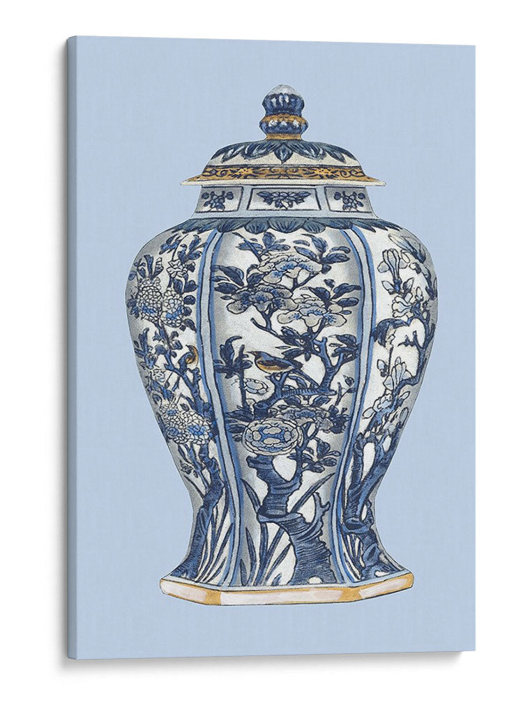 Azul Personalizado - Jarrón De Porcelana Blanca I - Vision Studio | Cuadro decorativo de Canvas Lab