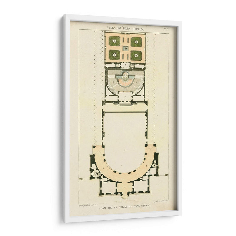 Plan De La Villa Di Papa Guilio - Bonnard | Cuadro decorativo de Canvas Lab