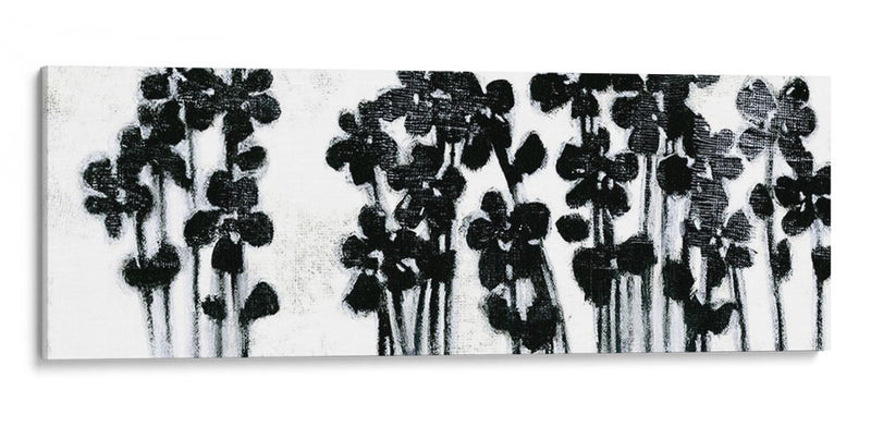 Flores Negras En Blanco I - Norman Wyatt Jr. | Cuadro decorativo de Canvas Lab