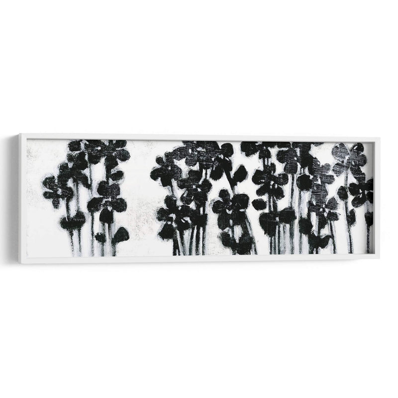 Flores Negras En Blanco I - Norman Wyatt Jr. | Cuadro decorativo de Canvas Lab