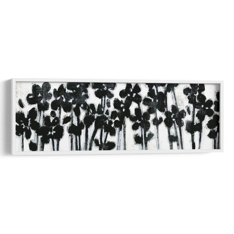 Flores Negras En Blanco Ii - Norman Wyatt Jr. | Cuadro decorativo de Canvas Lab