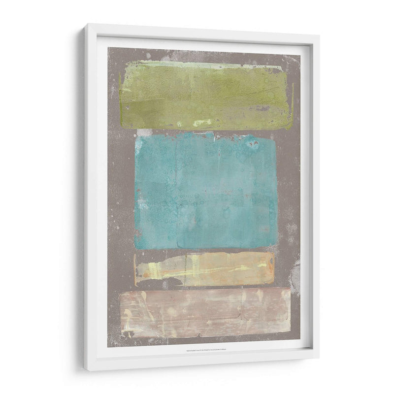 Colores Con Paneles I - Jennifer Goldberger | Cuadro decorativo de Canvas Lab