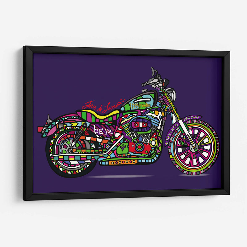 VÁMONOS EN MI HARLEY - Juan de Lascurain | Cuadro decorativo de Canvas Lab