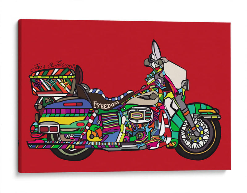 MOTOHARLEY - Juan de Lascurain | Cuadro decorativo de Canvas Lab