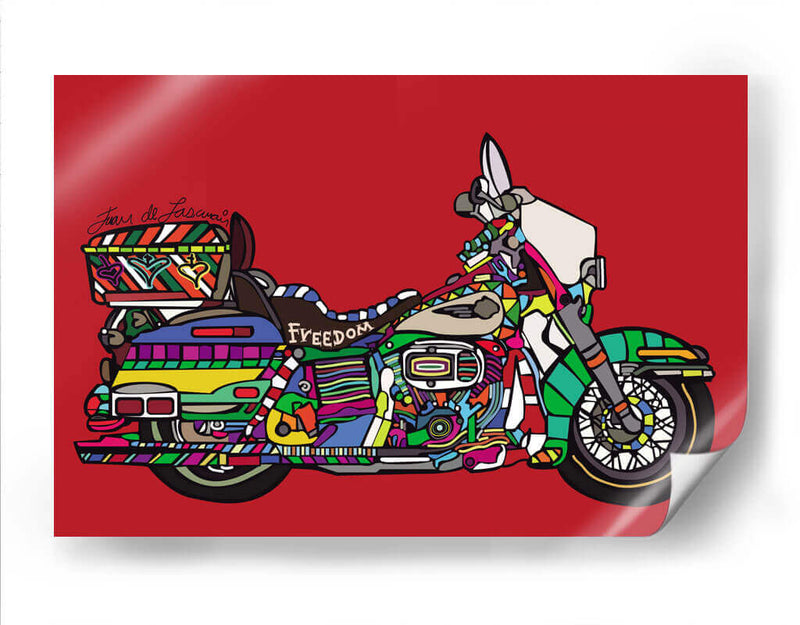 MOTOHARLEY - Juan de Lascurain | Cuadro decorativo de Canvas Lab