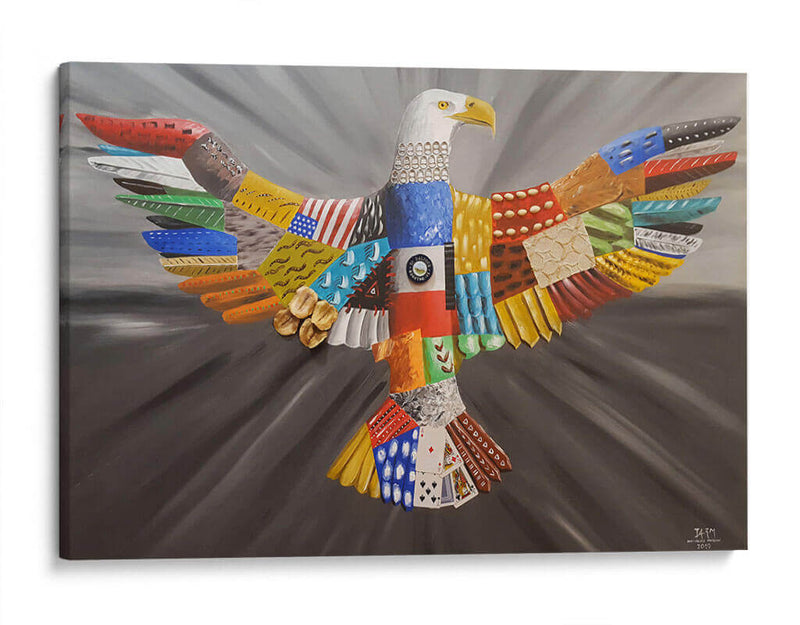 Águila calva americana - Rodríguez Marconi | Cuadro decorativo de Canvas Lab