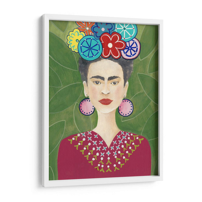 Frida Floral Ii - Regina Moore | Cuadro decorativo de Canvas Lab