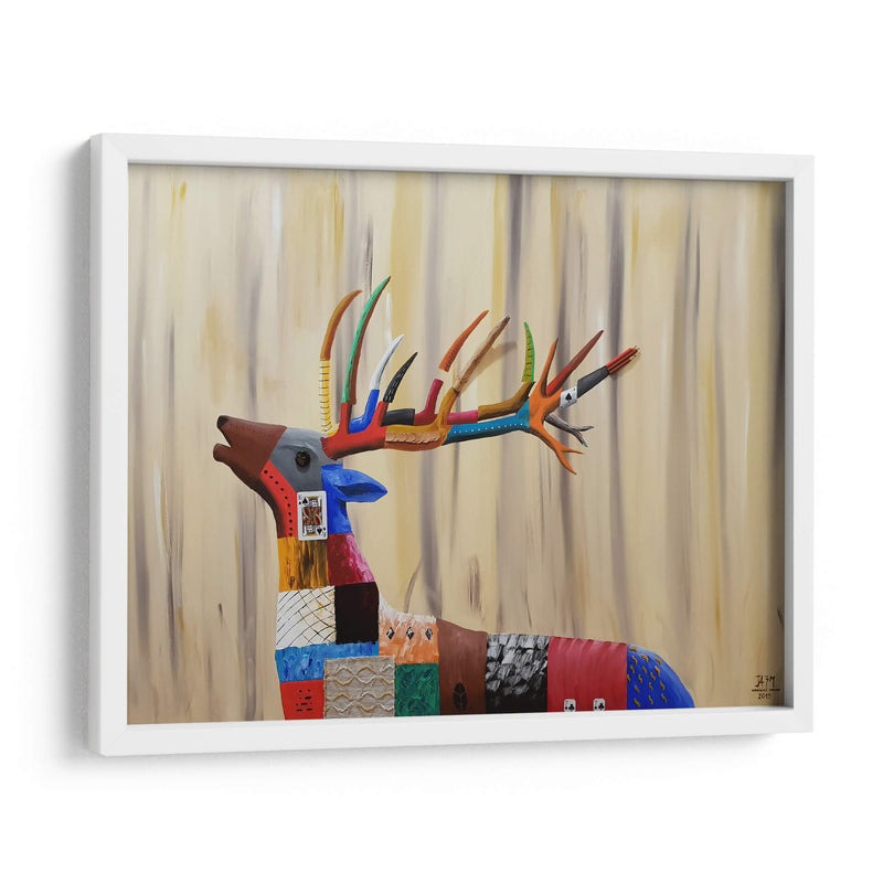 Ciervo bramando - Rodríguez Marconi | Cuadro decorativo de Canvas Lab