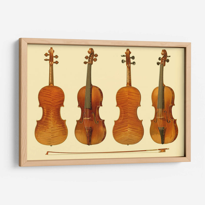 Violines Antiguos I - F. Lehnert | Cuadro decorativo de Canvas Lab