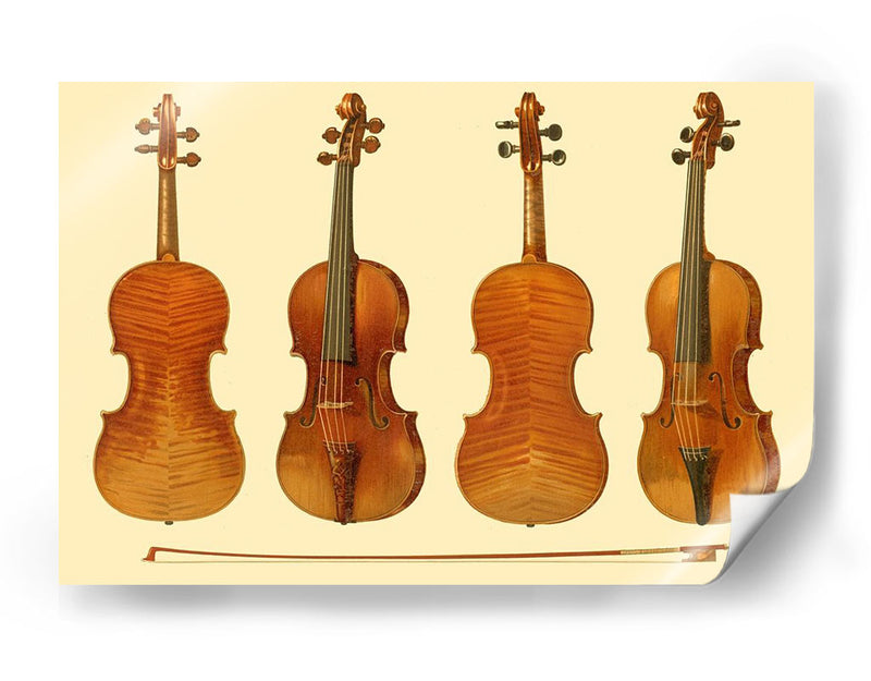 Violines Antiguos I - F. Lehnert | Cuadro decorativo de Canvas Lab