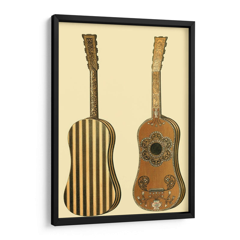 Guitarras Antiguas Ii - F. Lehnert | Cuadro decorativo de Canvas Lab
