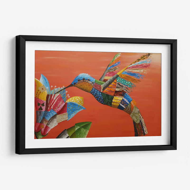 El colibrí y la flor - Rodríguez Marconi | Cuadro decorativo de Canvas Lab