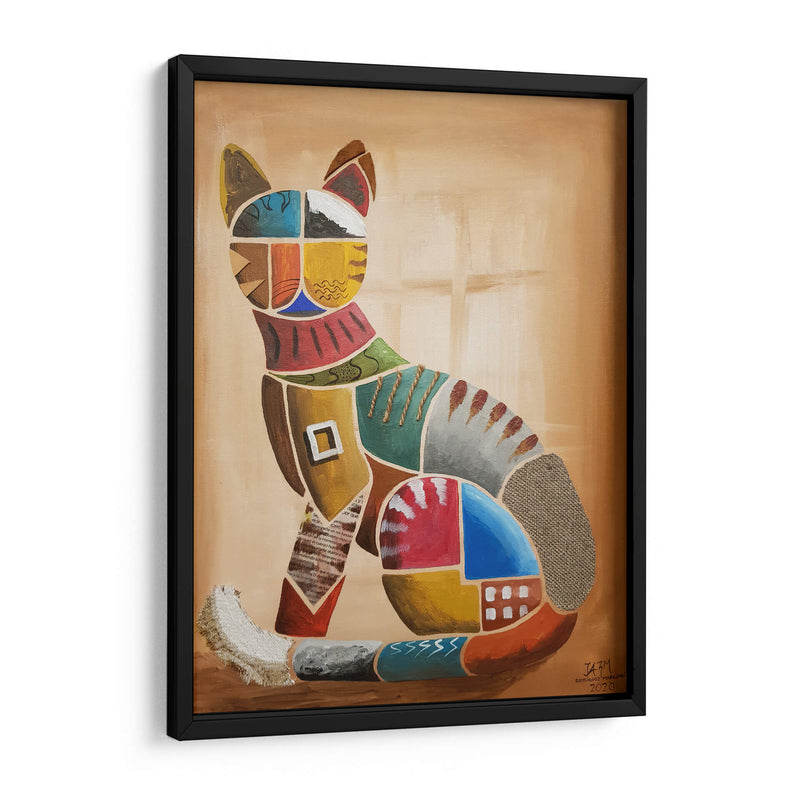 Gato sentado - Rodríguez Marconi | Cuadro decorativo de Canvas Lab