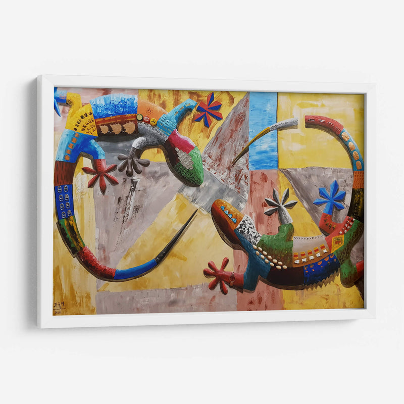 Geckos al infinito - Rodríguez Marconi | Cuadro decorativo de Canvas Lab