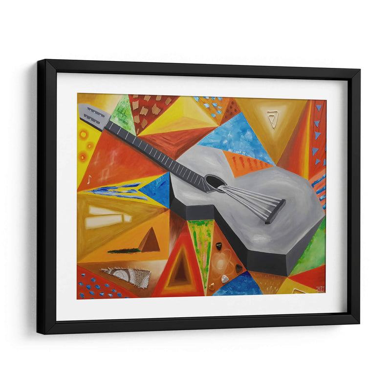 Guitarra de Pitágoras - Rodríguez Marconi | Cuadro decorativo de Canvas Lab