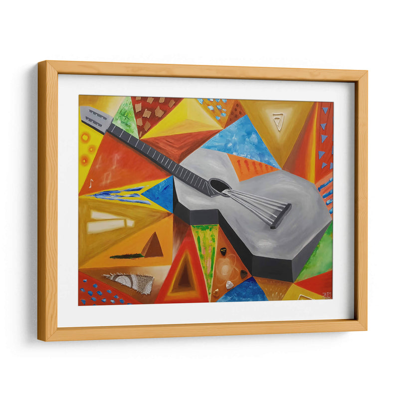 Guitarra de Pitágoras - Rodríguez Marconi | Cuadro decorativo de Canvas Lab