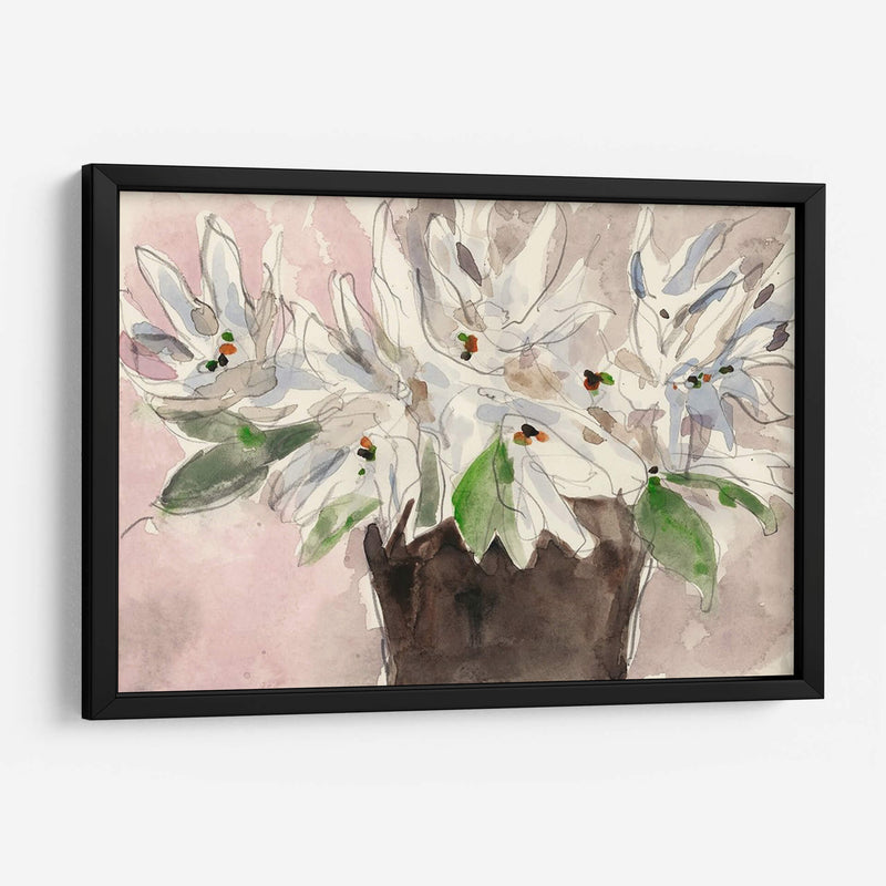 Magnolia Acuarela Estudio I - Samuel Dixon | Cuadro decorativo de Canvas Lab