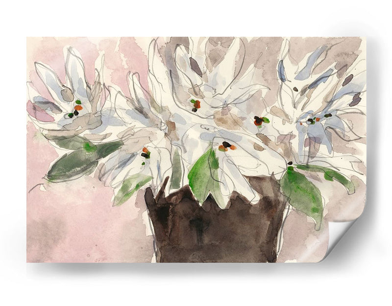 Magnolia Acuarela Estudio I - Samuel Dixon | Cuadro decorativo de Canvas Lab