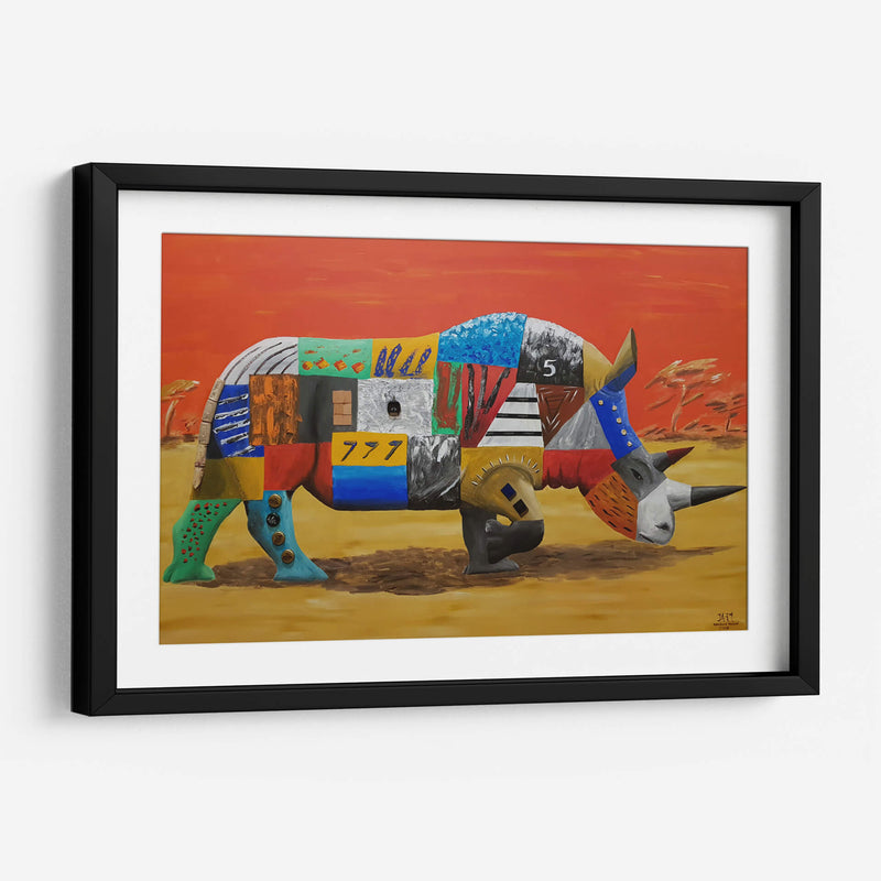 Rinoceronte - Rodríguez Marconi | Cuadro decorativo de Canvas Lab