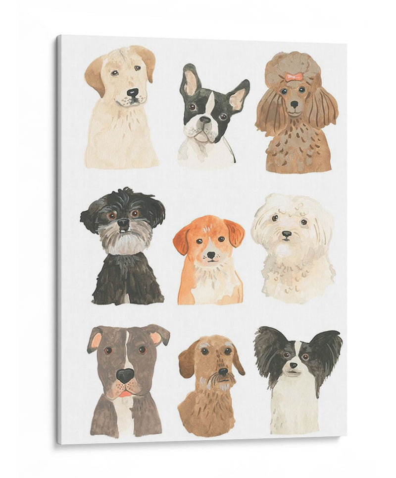 Doggos Y Cachaches Ii - June Erica Vess | Cuadro decorativo de Canvas Lab