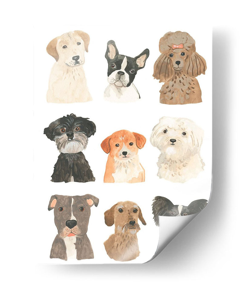 Doggos Y Cachaches Ii - June Erica Vess | Cuadro decorativo de Canvas Lab