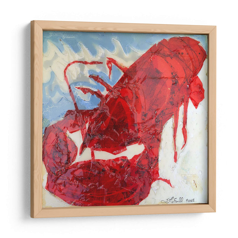Brilliant Maine Lobster Ii - Erin McGee Ferrell | Cuadro decorativo de Canvas Lab