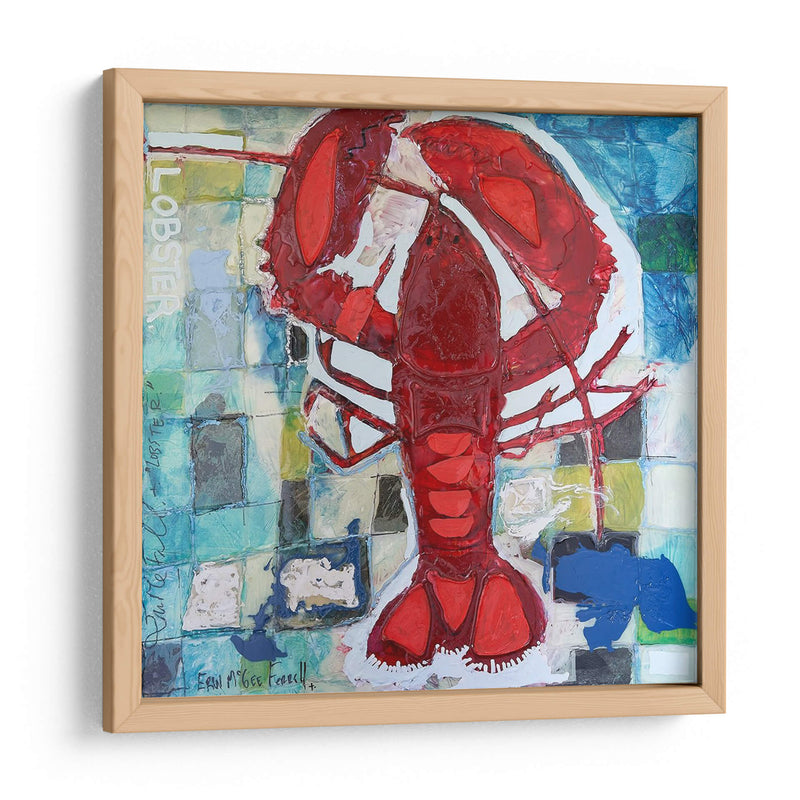 Brilliant Maine Lobster Iii - Erin McGee Ferrell | Cuadro decorativo de Canvas Lab