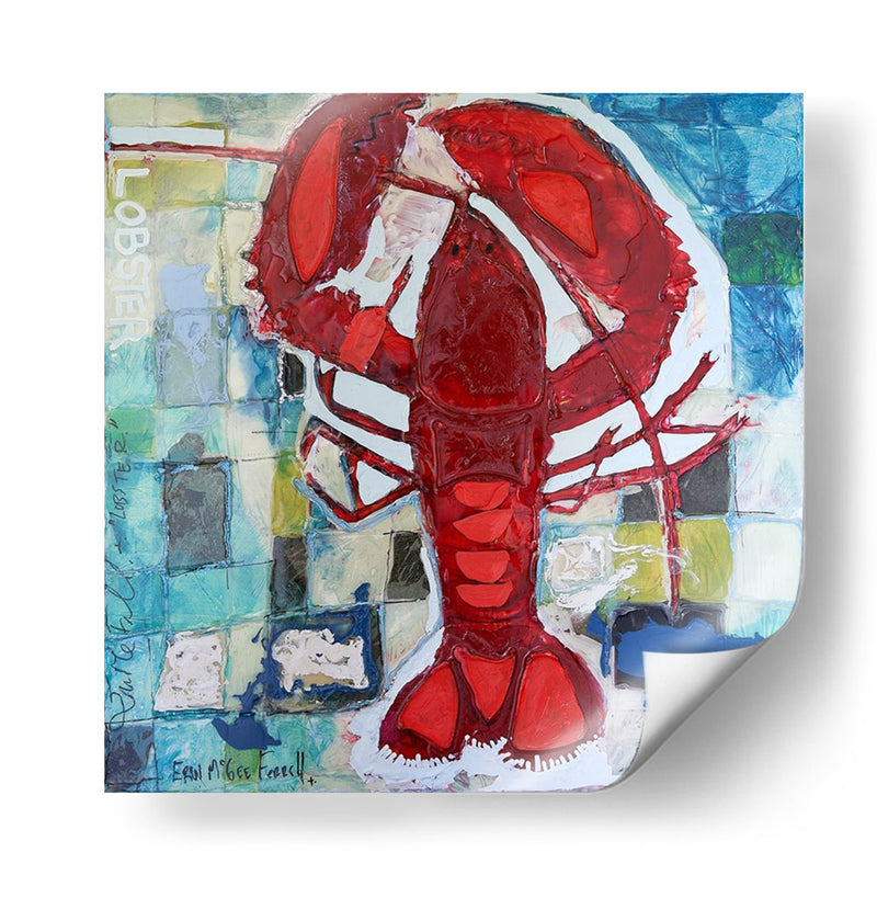 Brilliant Maine Lobster Iii - Erin McGee Ferrell | Cuadro decorativo de Canvas Lab