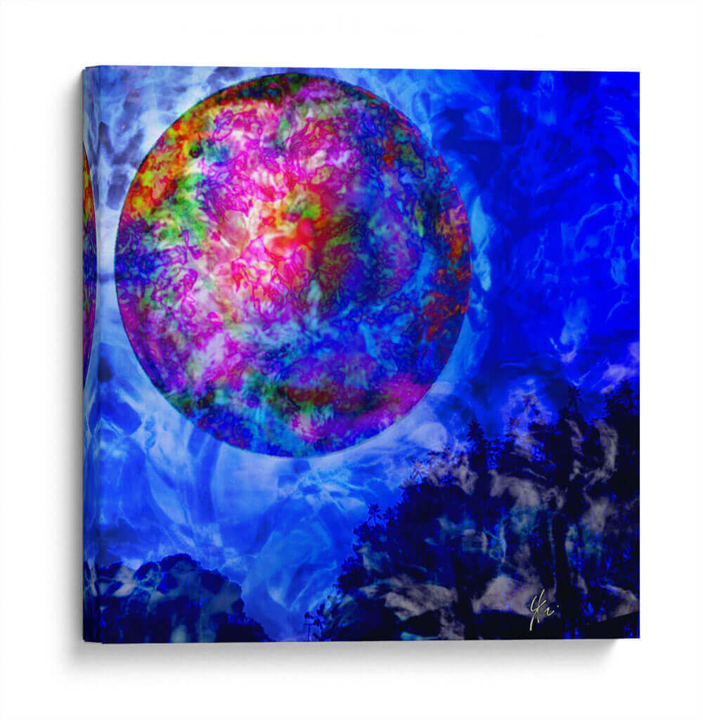 Bosque Nocturno - Carlos Ms | Cuadro decorativo de Canvas Lab