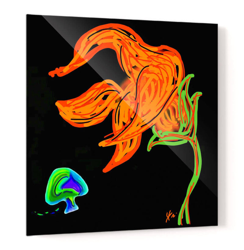 Flor de Fuego - Carlos Ms | Cuadro decorativo de Canvas Lab