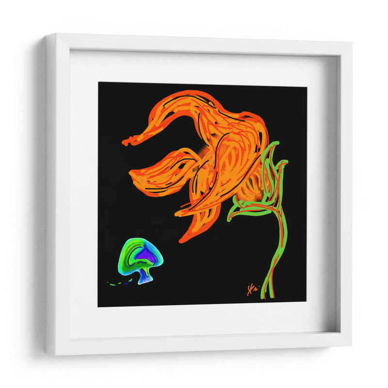 Flor de Fuego - YH | Cuadro decorativo de Canvas Lab