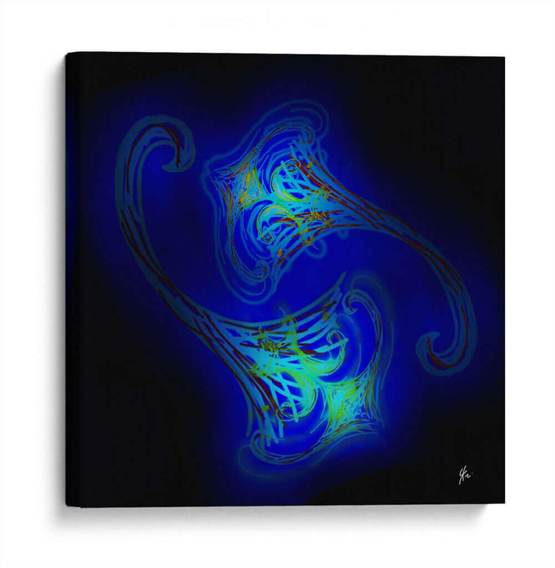 Sirenas Fluorescentes - Carlos Ms | Cuadro decorativo de Canvas Lab