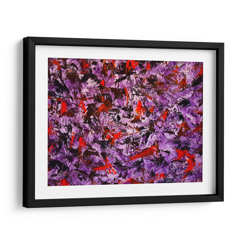 Cara púrpura - Arte de Mason | Cuadro decorativo de Canvas Lab