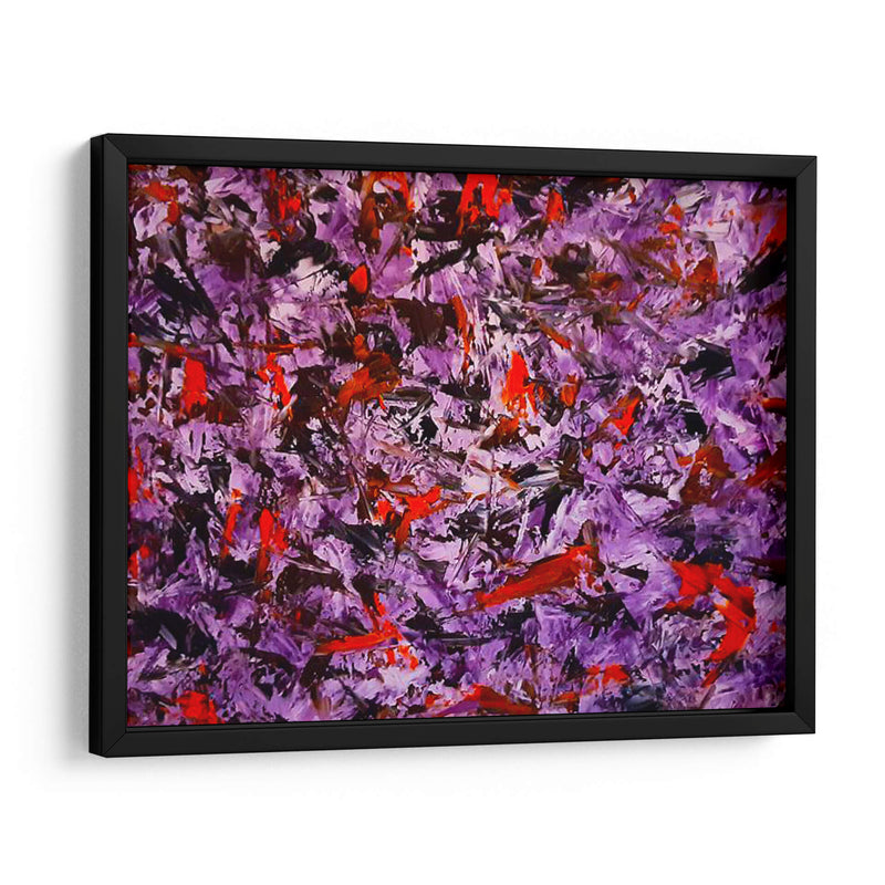 Cara púrpura - Arte de Mason | Cuadro decorativo de Canvas Lab