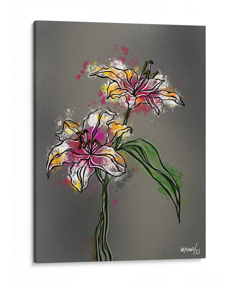 Las Flores 1 - Gina Villalobos | Cuadro decorativo de Canvas Lab
