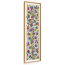 Tenango vertical B (inspirado en el bordado tradicional mexicano) - Gina Villalobos | Cuadro decorativo de Canvas Lab