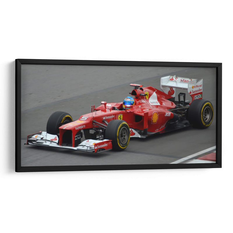 Fernando Alonso Ferrari - 2012 Grand Prix canadiense | Cuadro decorativo de Canvas Lab