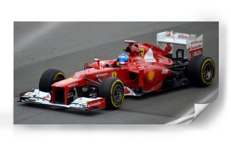Fernando Alonso Ferrari - 2012 Grand Prix canadiense | Cuadro decorativo de Canvas Lab