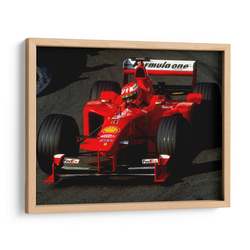 Eddie Irvine Ferrari | Cuadro decorativo de Canvas Lab