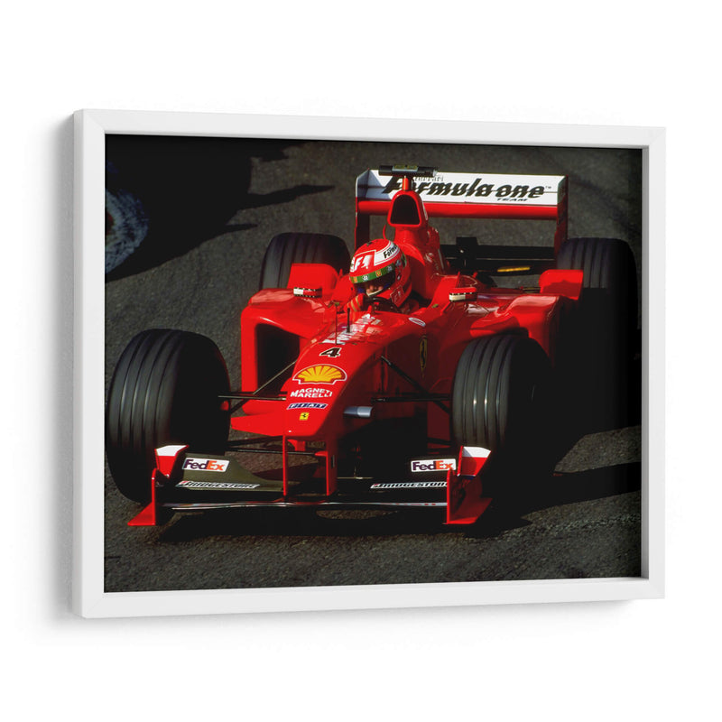 Eddie Irvine Ferrari | Cuadro decorativo de Canvas Lab