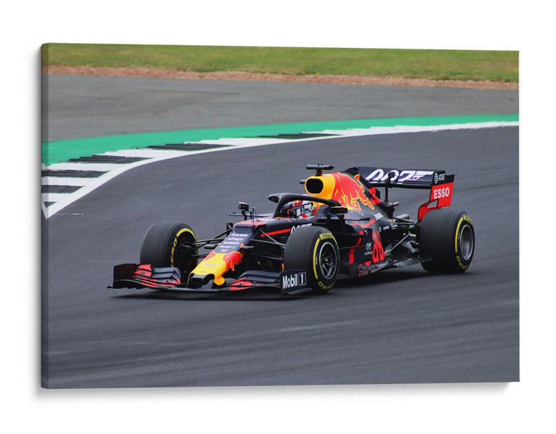 Max Verstappen rojo | Cuadro decorativo de Canvas Lab