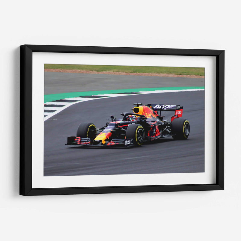 Max Verstappen rojo | Cuadro decorativo de Canvas Lab