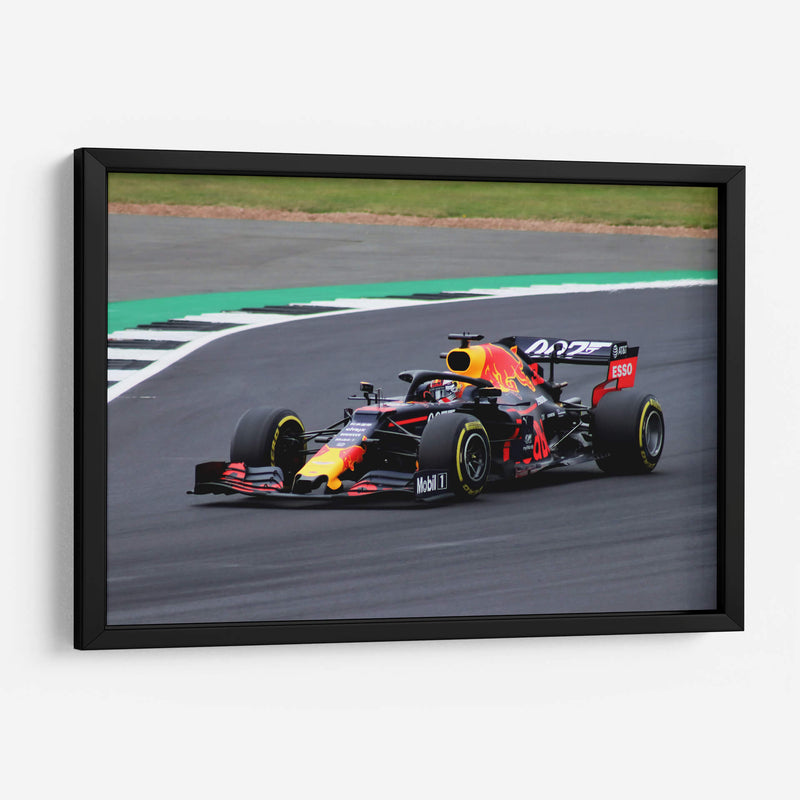 Max Verstappen rojo | Cuadro decorativo de Canvas Lab